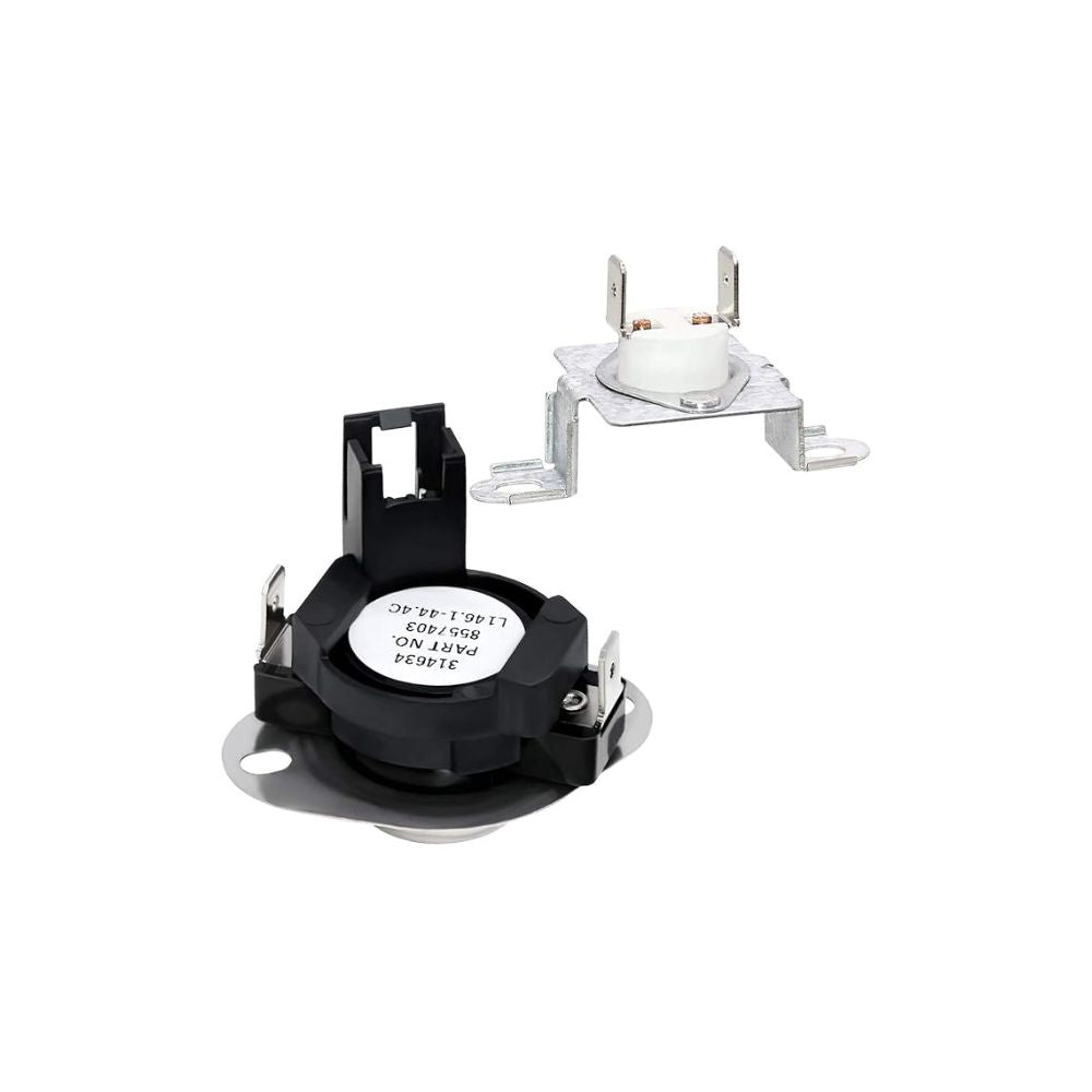 Whirlpool 280148 Dryer Thermal Fuse & High-Limit Thermostat Kit Replaces 1175772