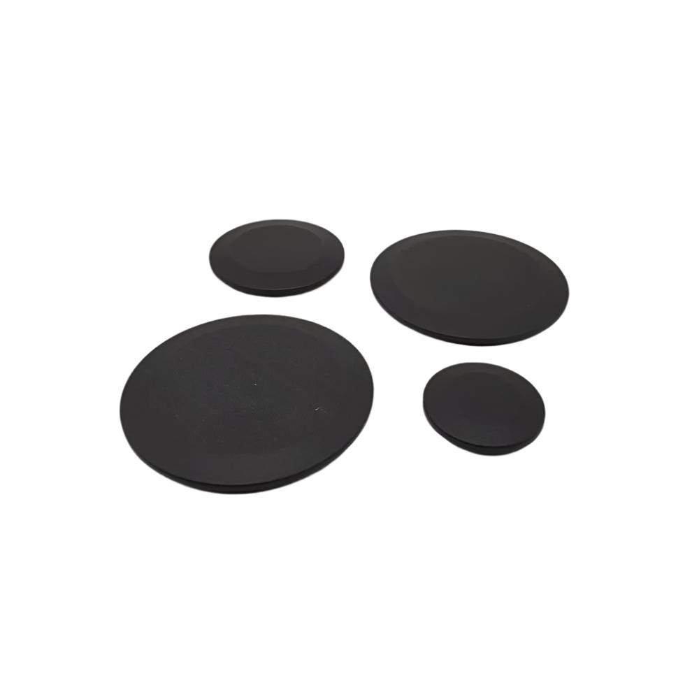 Whirlpool W11435570 Range Surface Burner Caps 4 Pack Black OEM Replaces W11352138