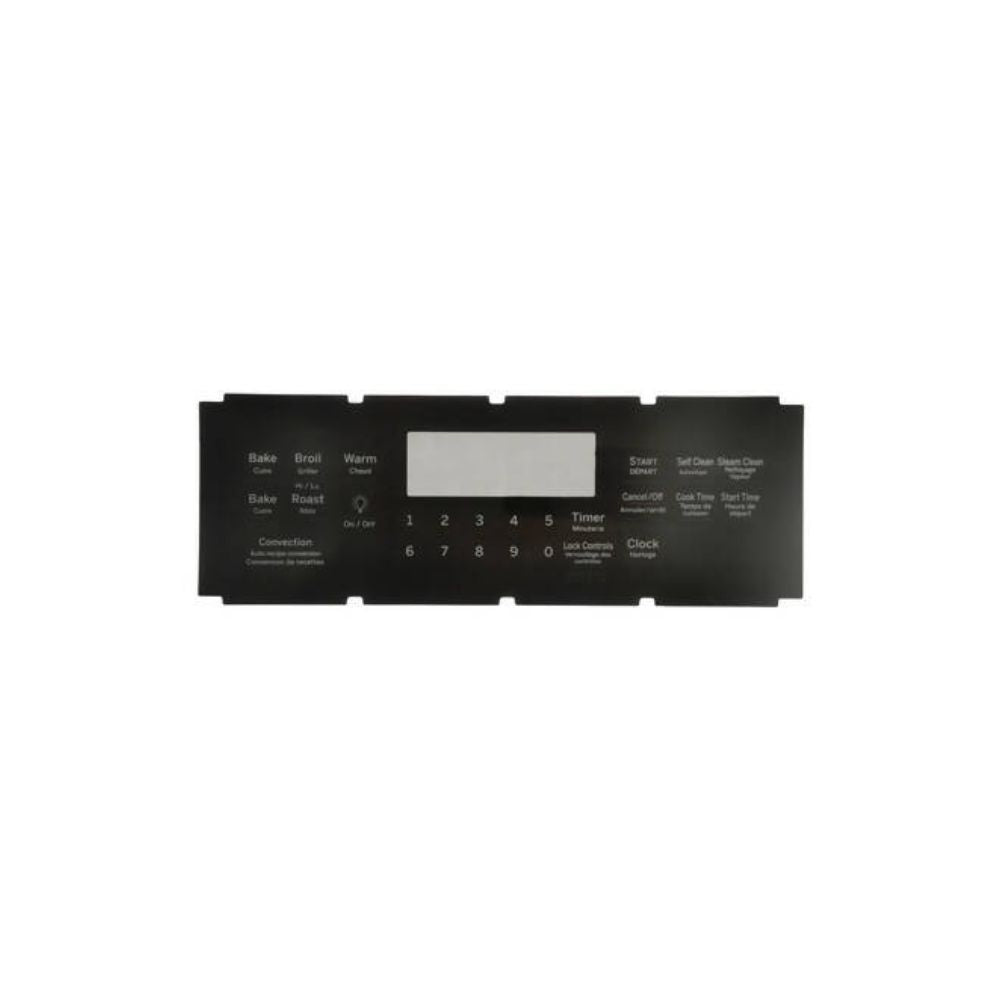 GE WS01F09033 Range Oven Control Overlay OEM