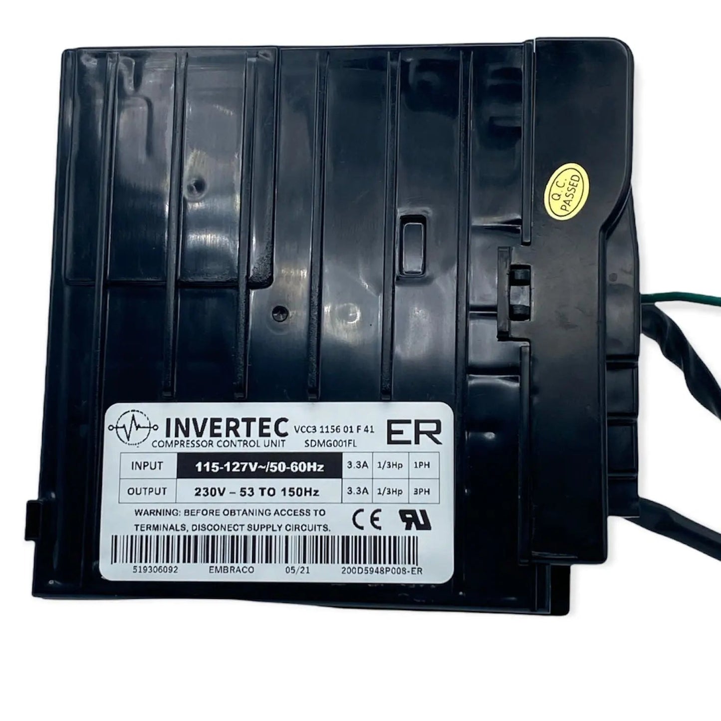 G.E /Haier Refrigerator Inverter Board Kit - 200D5948P008-115V, REPLACES: 200D5948P007 519306092 INVERTEC