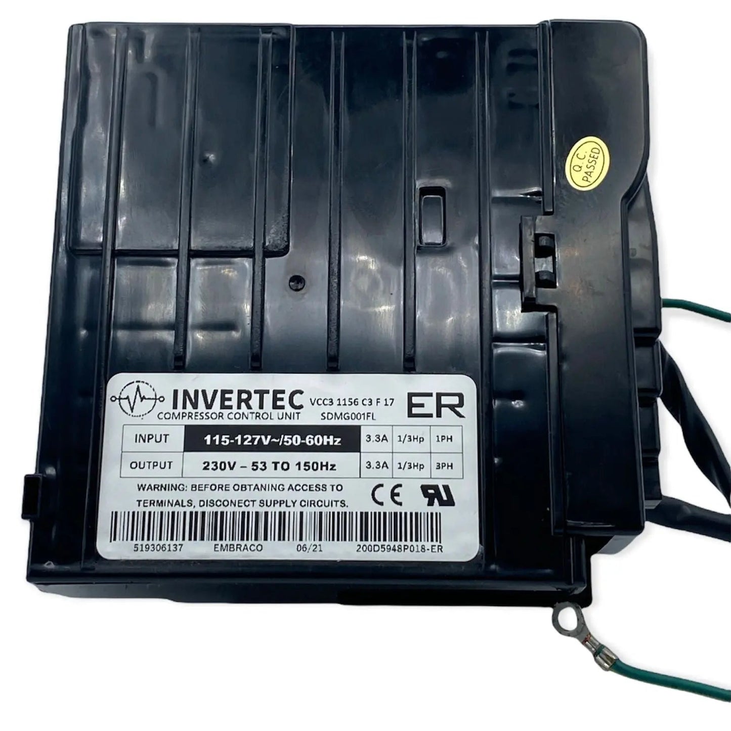 G.E /Haier Refrigerator Inverter Board Kit - 200D5948P018-115V, REPLACES: 200D5948P017 519306137 INVERTEC