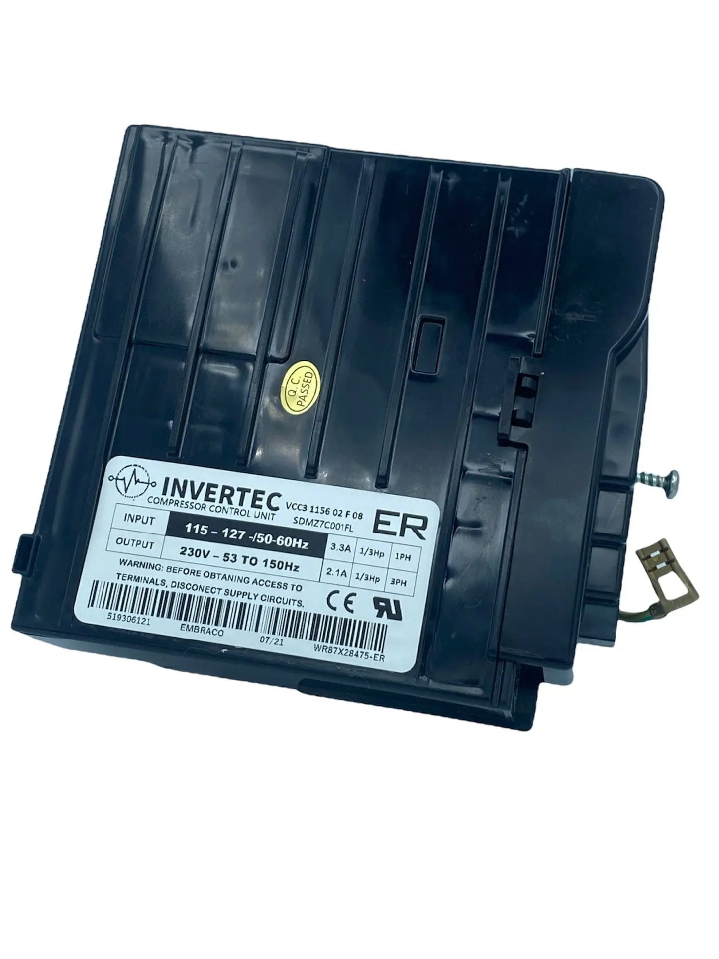G.E Refrigerator Inverter Board - WR87X28475-115V, REPLACES: 0061800069B HAI61800069B 61800069B INVERTEC