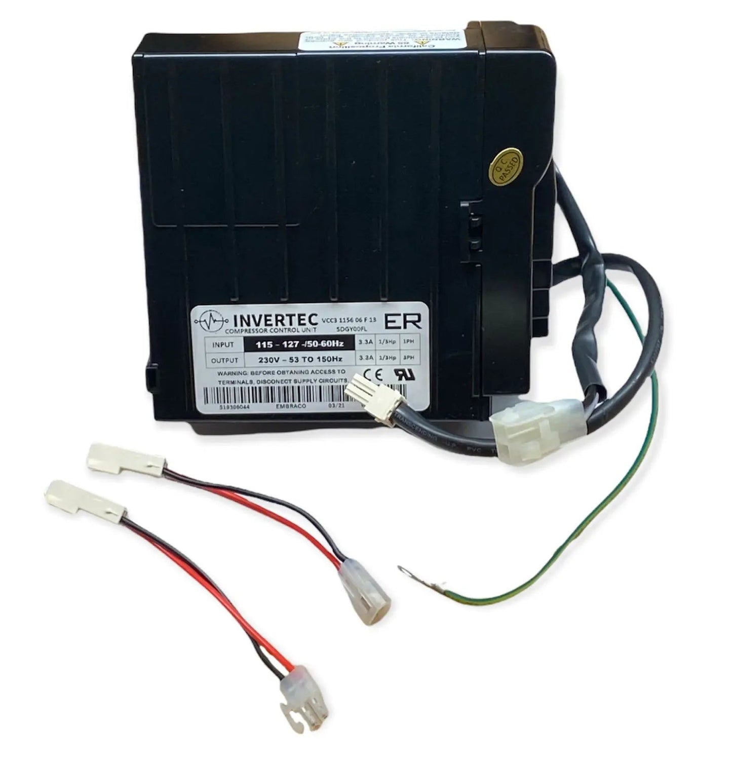 G.E Refrigerator Inverter Board Kit - WG040A00766 or WR49X10283, REPLACES: WR55X10490 WR55X10685 WR55X10979 2677747 AH10065259 AH6883663 AP5669522 B01MUF71II EA10065259 EA6883663 EAP10065259 EAP6883663 PD00001555 INVERTEC