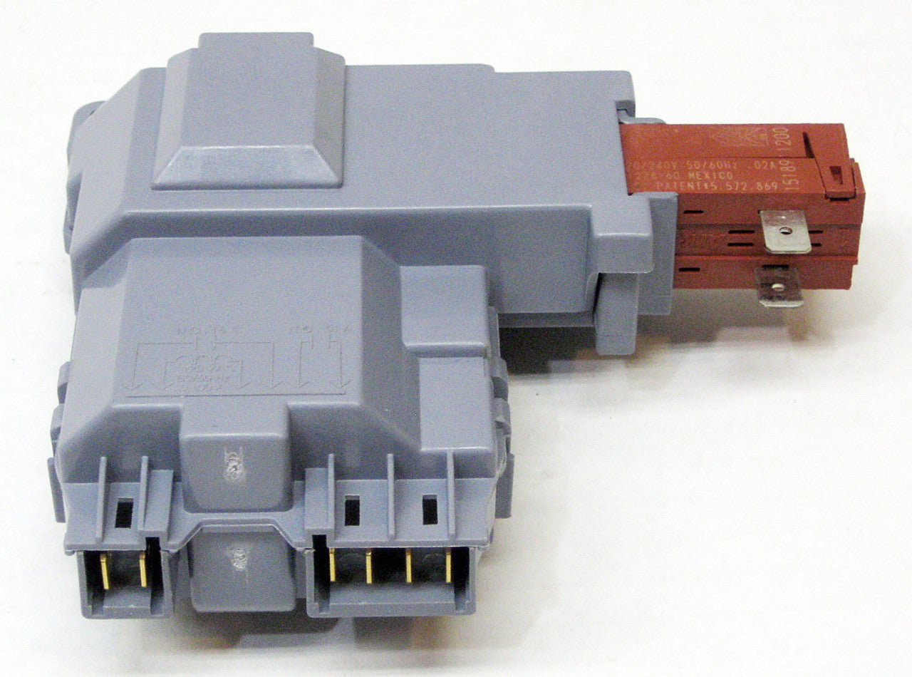 GE Washer Door Lock /Switch - WG04F05308 or WH10X27534, REPLACES: 08003223 5301317632 K001317632 K1317630-K938 K1317632 WH10X10003 WH10X10007 WH10X27194 INVERTEC