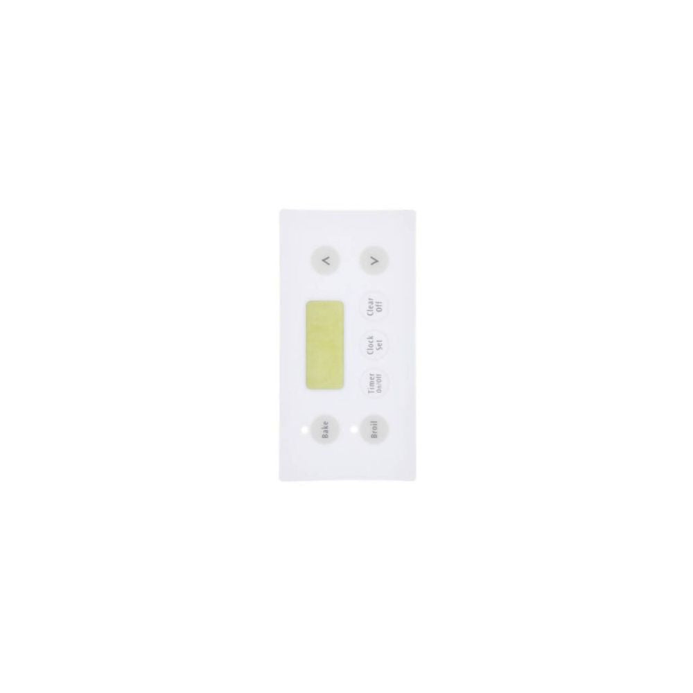 Frigidaire 316220728 Range Oven Membrane Switch, White OEM Replaces 316220700