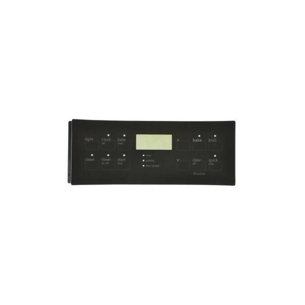 Frigidaire 316419353 Range Clock Overlay Black OEM Replaces 316419336