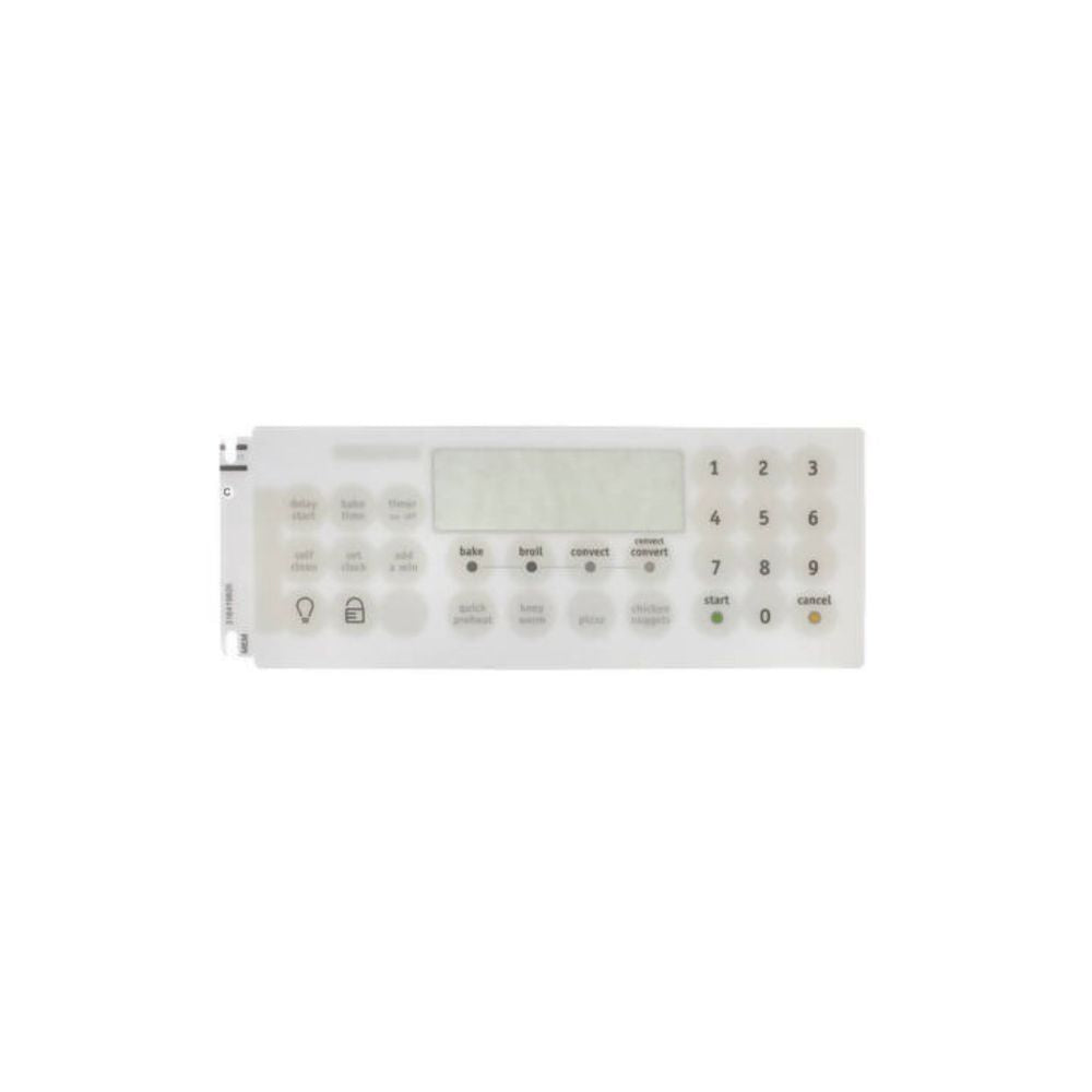 Frigidaire 316419820 Range Clock Overlay White OEM