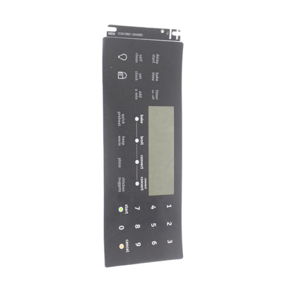 Frigidaire 316419821 Range Oven Membrane Switch Black OEM Replaces 1513359