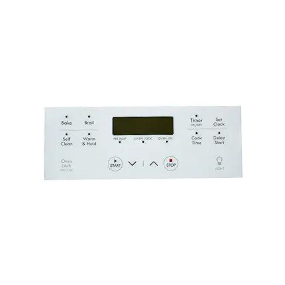 Frigidaire 316633003 Range Oven Membrane Switch White OEM Replaces 3016958