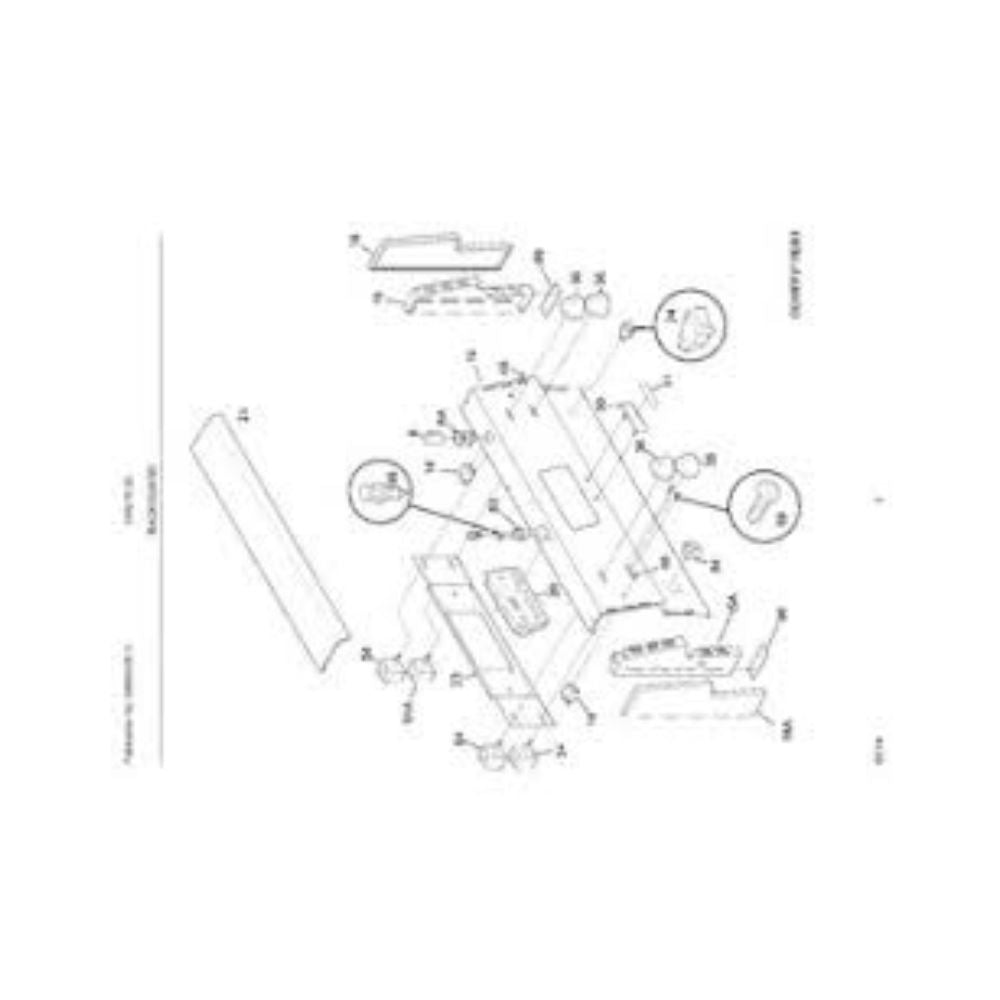 Frigidaire 318254598 Range Control Panel End Cap Set 2-Pieces OEM Replaces 1513697