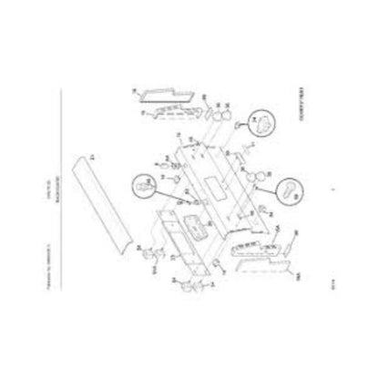 Frigidaire 318254598 Range Control Panel End Cap Set 2-Pieces OEM Replaces 1513697