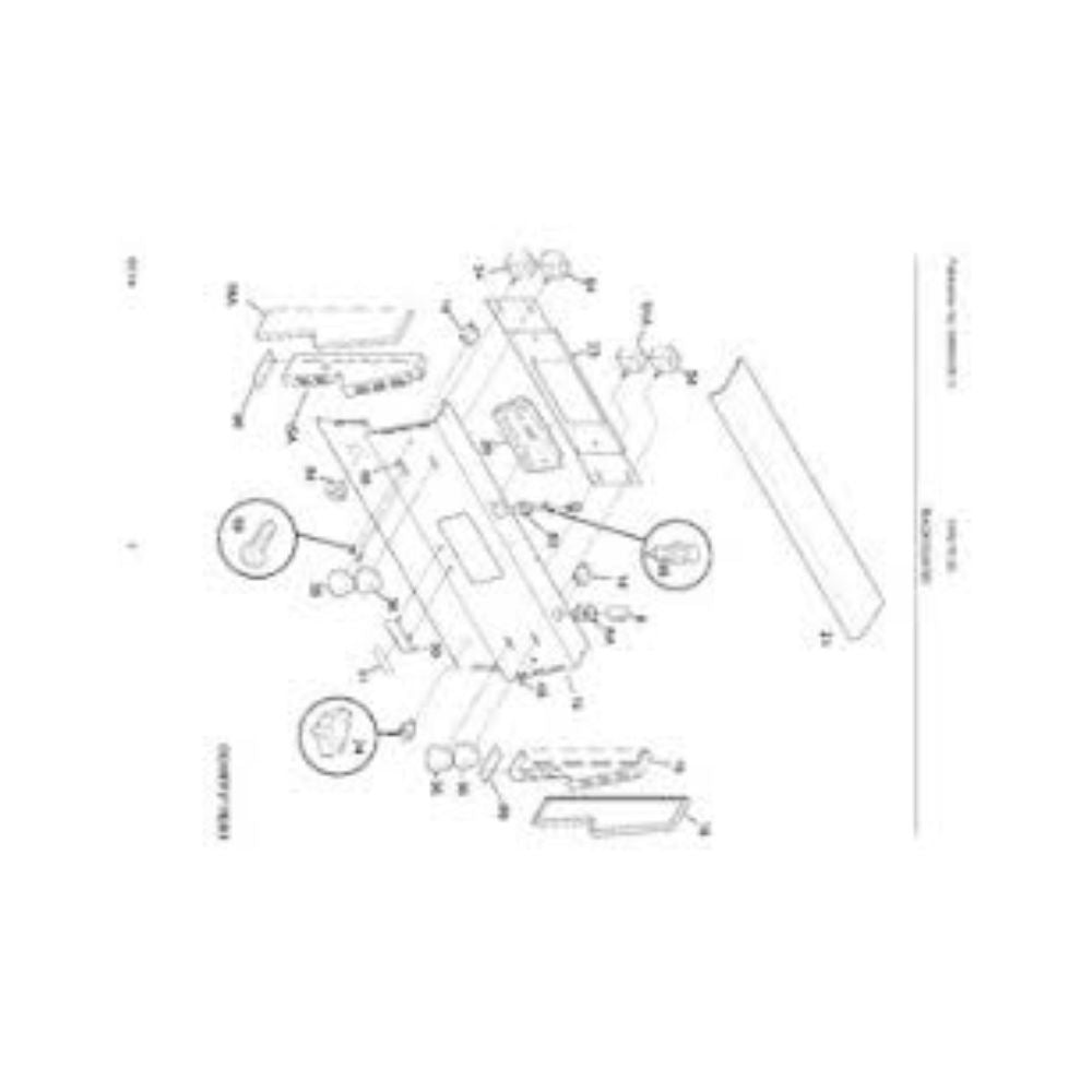 Frigidaire 318254598 Range Control Panel End Cap Set 2-Pieces OEM Replaces 1513697