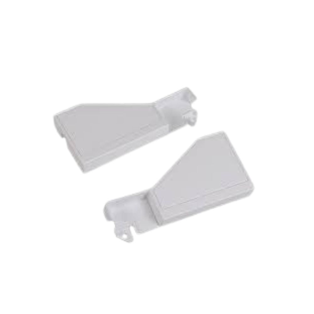 Frigidaire 318254698 Range Control Panel End Cap Set White 2 Pieces OEM Replaces 1163850