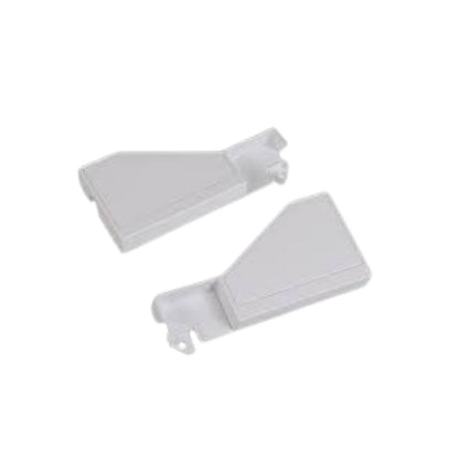 Frigidaire 318254698 Range Control Panel End Cap Set White 2 Pieces OEM Replaces 1163850