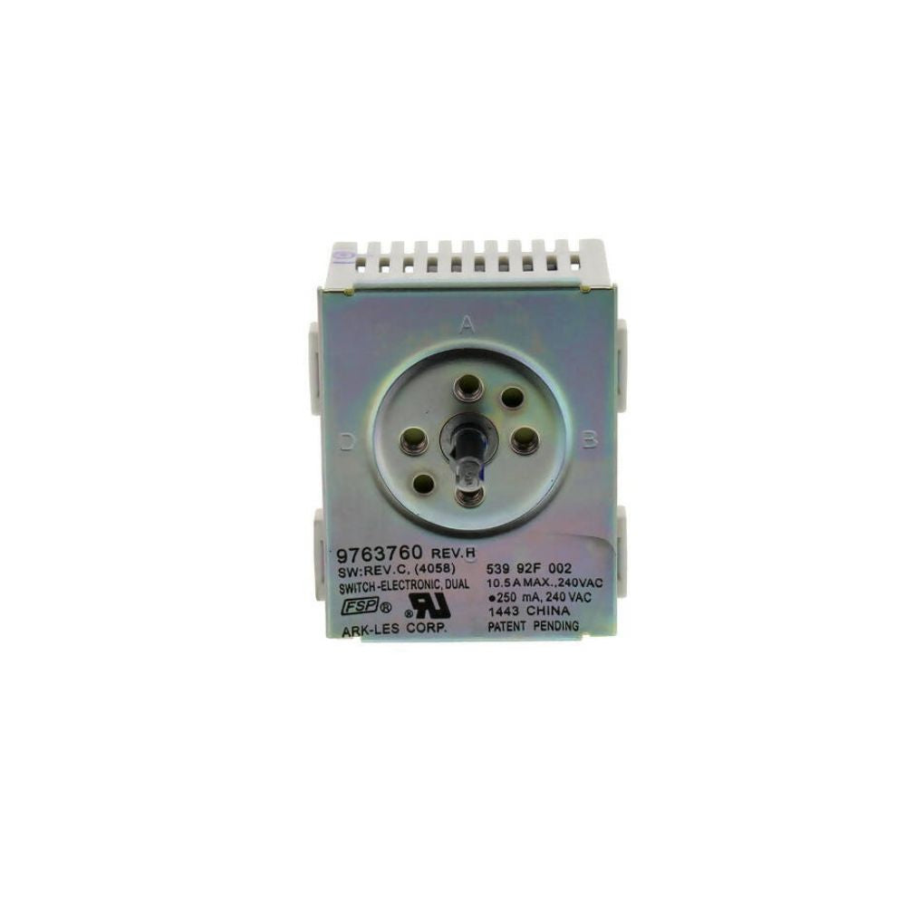 Whirlpool WP9763760 Range Surface Element Switch OEM Replaces 1182159