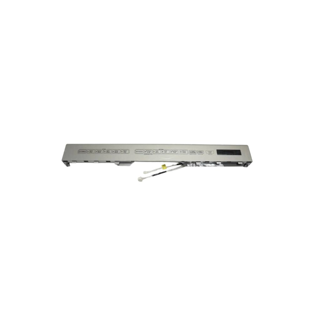 Whirlpool WPW10500166 Dishwasher Control Panel Stainless OEM Replaces 2684537