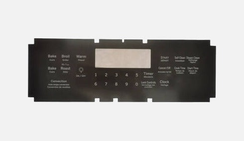 GE WS01F07849 Range /Oven Range Clock Overlay