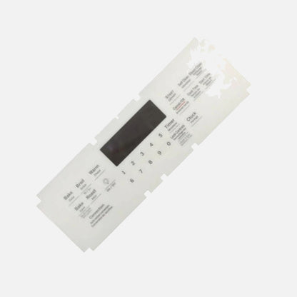 GE WS01F09123 Range /Oven Range Oven Control Overlay