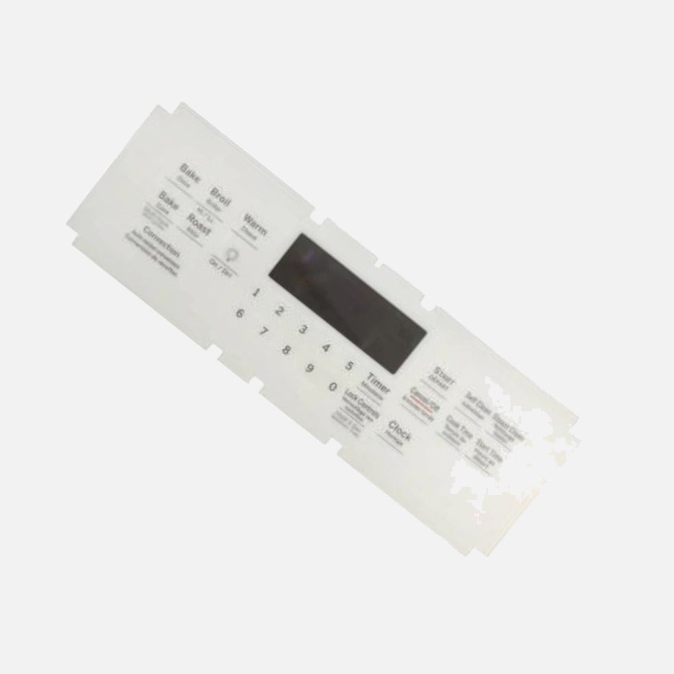 GE WS01F09123 Range /Oven Range Oven Control Overlay