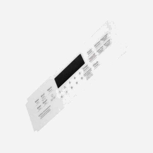 GE WS01F09123 Range /Oven Range Oven Control Overlay
