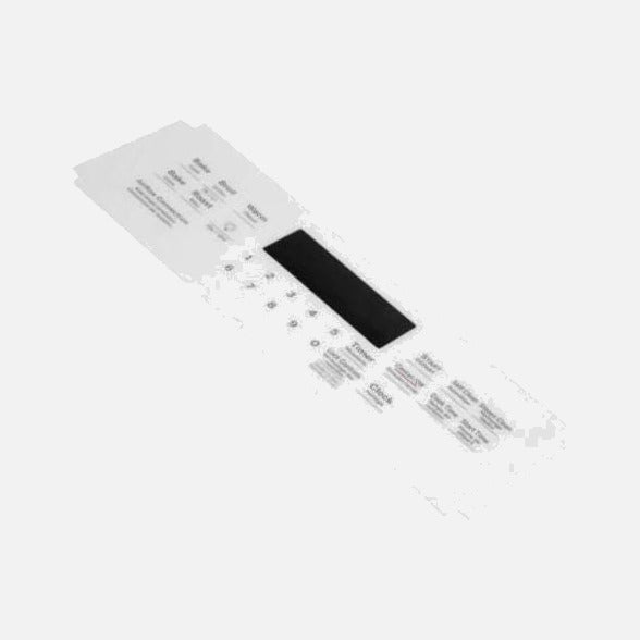 GE WS01F09123 Range /Oven Range Oven Control Overlay