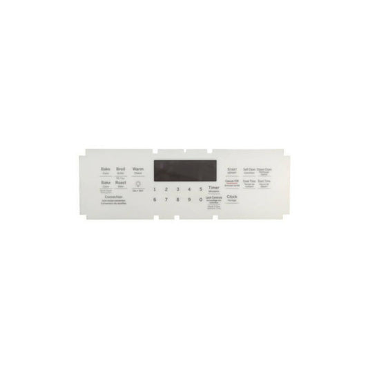GE WS01F09123 Range Oven Control Overlay OEM Replace WS01F07835