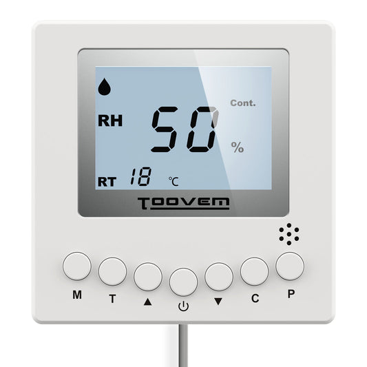 TooVem Remote Controller for Digital Humidity, Temperature, Adapt the Humidity Level of Basement Dehumidifier AlorAir