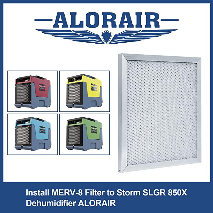 AlorAir® 3- Pack MERV-8 Filter Replacement Set for Storm SLGR 850X/Storm LGR 850X/Storm LGR 850 Commercial Dehumidifier AlorAir
