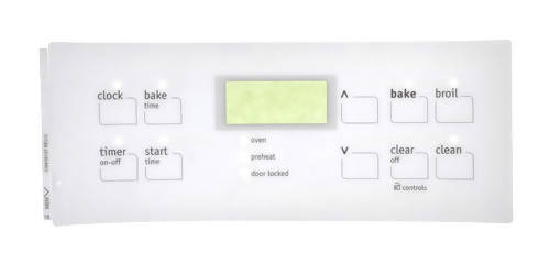 Frigidaire 316419137 Range Oven Membrane Switch White OEM Replaces AP4527334