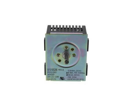 Whirlpool Range Surface Element Switch - WPW10185286, Replaces: 1481688 74011596 8507P35360 8507P353-60 8507P36760 8507P367-60 AH11749818 AH2348515 OEM PARTS WORLD