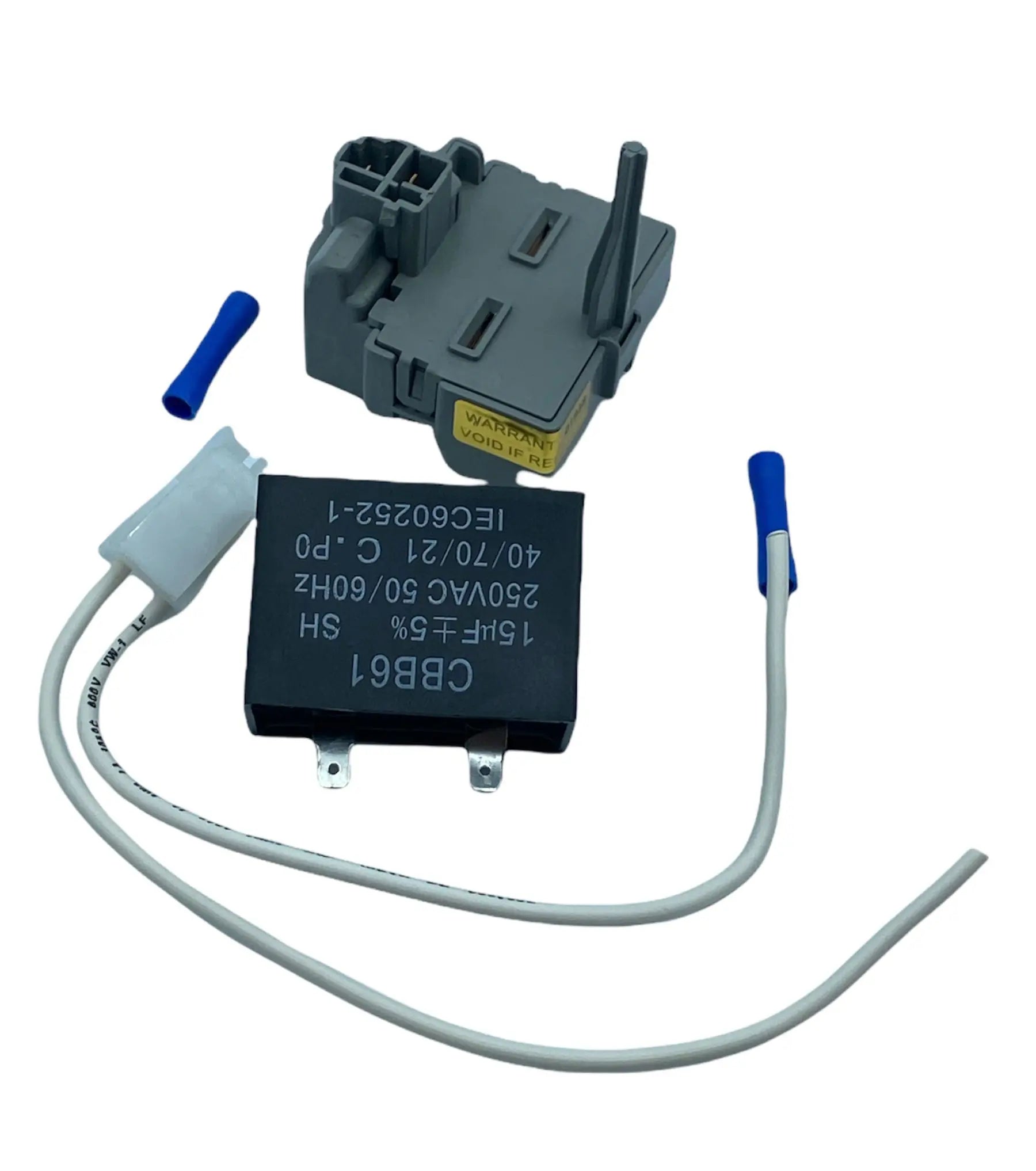 LG Refrigerator Start Device Kit - CLS30820001,  REPLACES: EBB44325404 EBG44308702 EBG44336201 3381147 AP5953138 PS10061311 EAP10061311 PD00029252 INVERTEC