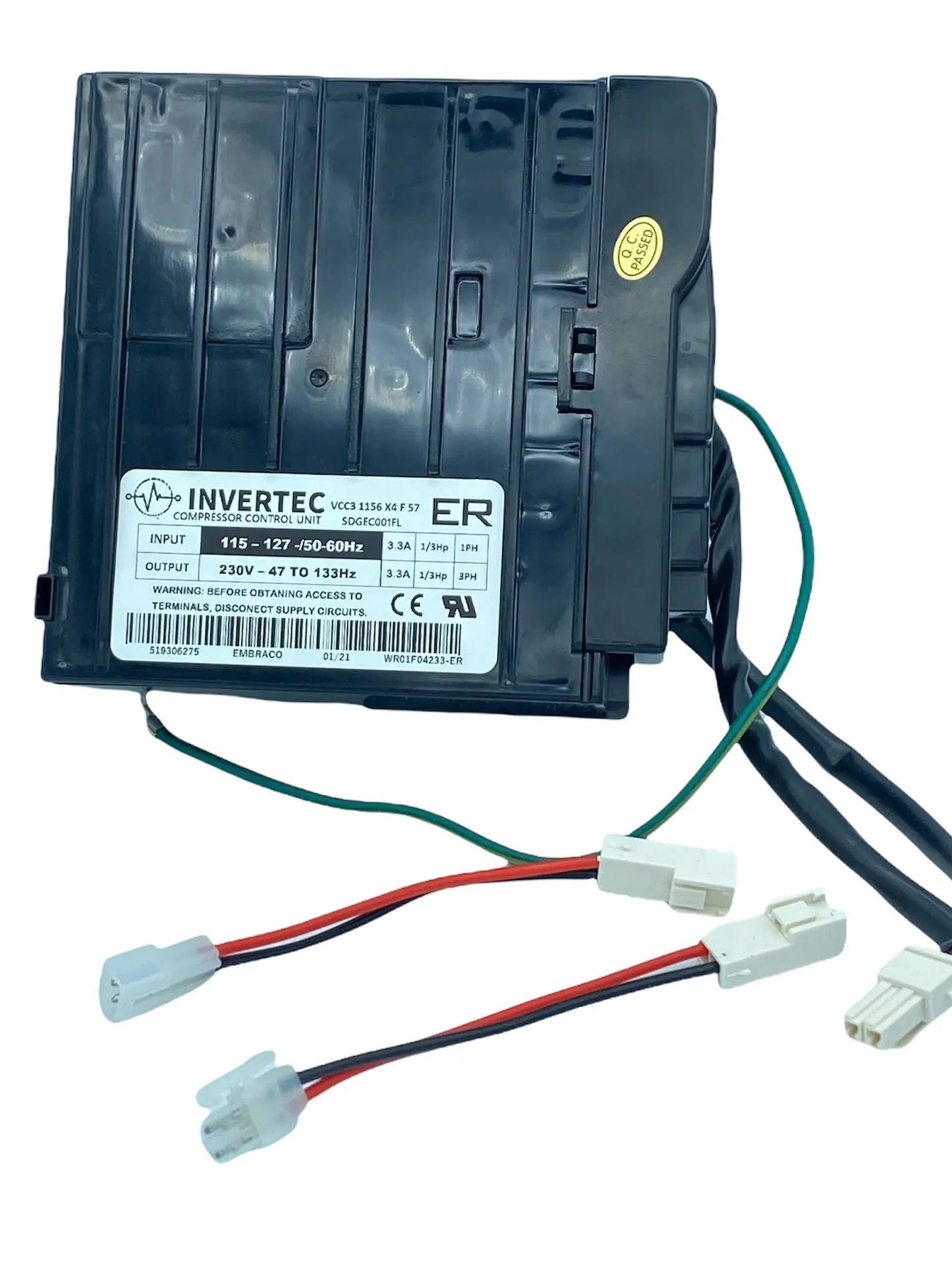 G.E Refrigerator /Freezer Inverter Board - WR01F04233, REPLACES: WR55X24143 INVERTEC