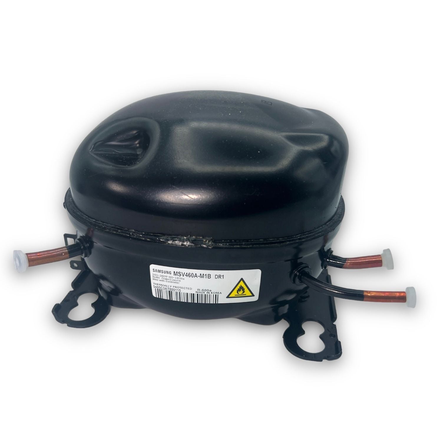 Samsung Refrigerator Compressor R-600 - MSV460AM1B/ASH, Replaces: MSV460AM1B MSV460AM1B/E01 INVERTEC