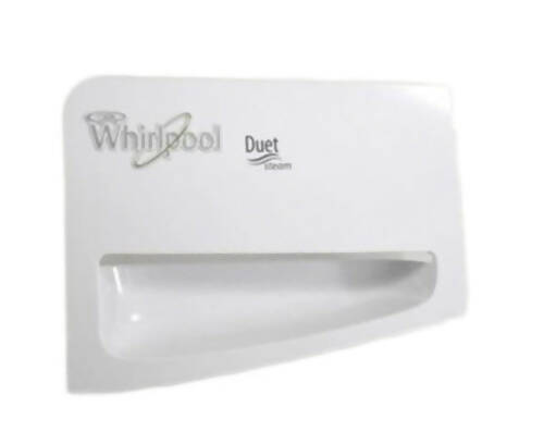 Whirlpool Washer Detergent Dispenser Drawer Handle, White - WPW10446403, Replaces: 2683948 4446919 AH11754842 AP5645155 AP6021518 EA11754842 OEM PARTS WORLD