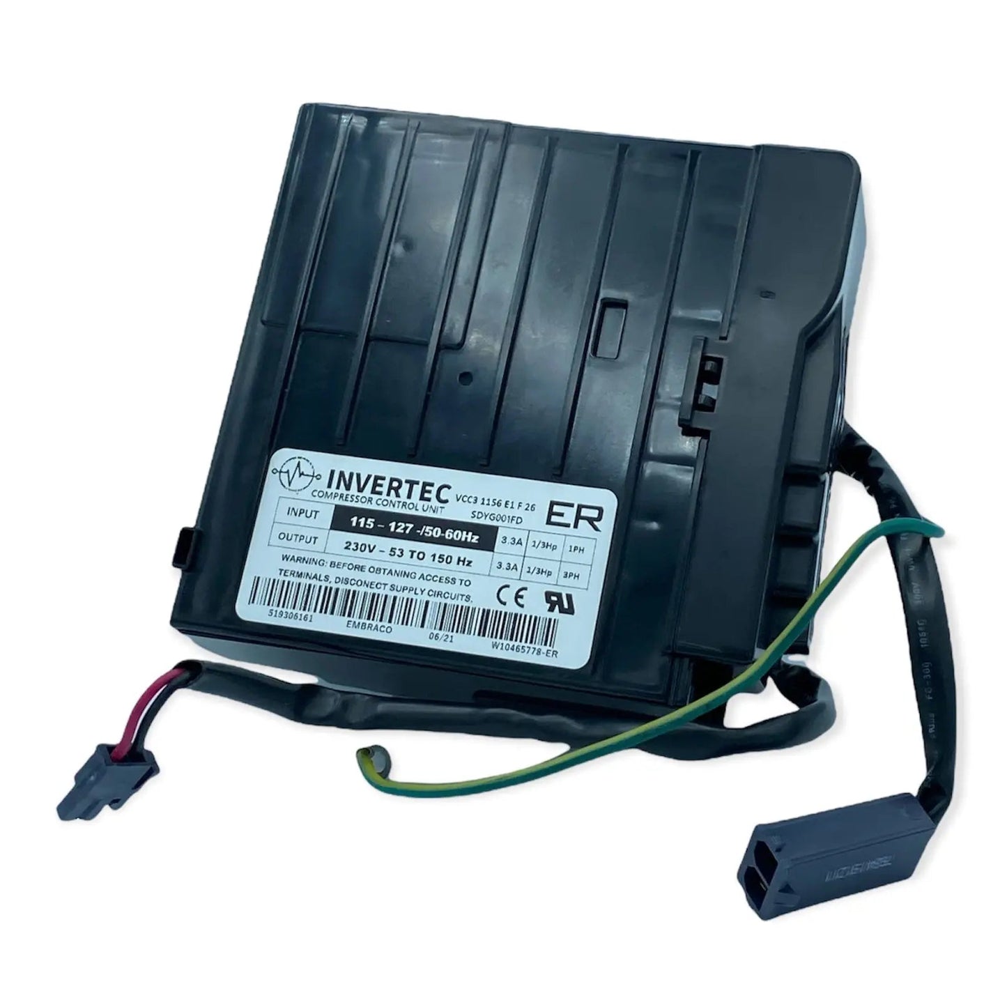 Whirlpool Refrigerator Inverter Board - WPW10465778 ,  REPLACES: W10465778 4447263 AP6021857 EA11755185 519306161 EAP11755185 PS11755185 INVERTEC