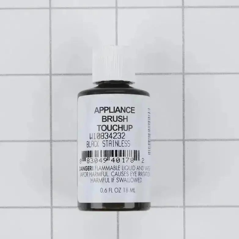 Whirlpool Touch Up Paint, Black stainless OEM - W10834232, Replaces: 4383510 AP5988669 PS11727841 EAP11727841 PD00043169 OEM PARTS WORLD