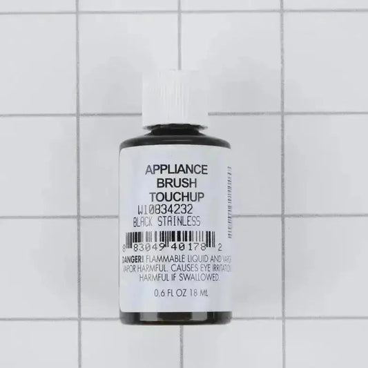 Whirlpool Touch Up Paint, Black stainless OEM - W10834232, Replaces: 4383510 AP5988669 PS11727841 EAP11727841 PD00043169 OEM PARTS WORLD