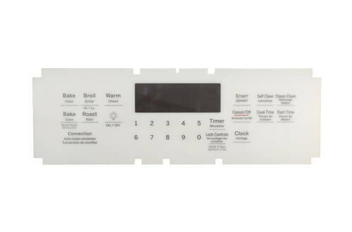 GE Range Oven Control Overlay - WS01F09123 OEM PARTS WORLD